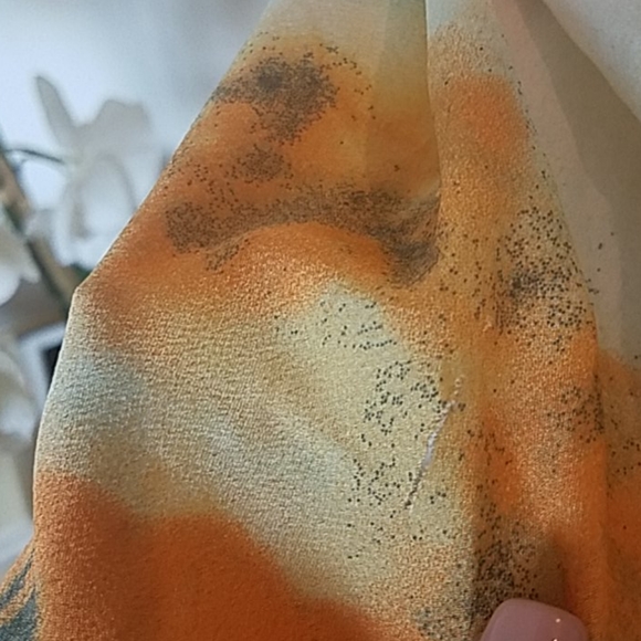 PLT Orange Tie Dyed Skirt - Picture 10 of 10